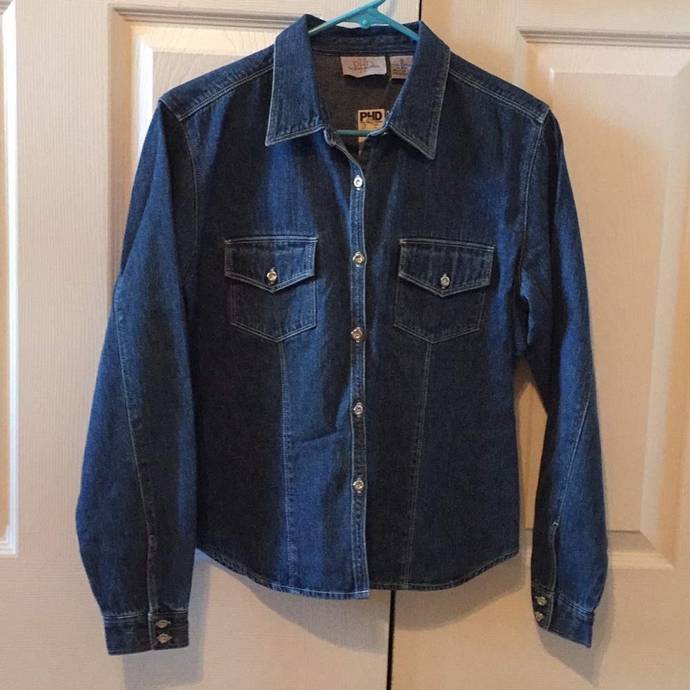 Vintage Paul Harris Denim Long Sleeve Button Up